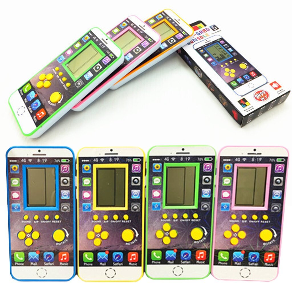 Elektroninen mini Tetris, taskukokoinen versio, värillinen hinta ja tiedot | Tabletit | hobbyhall.fi