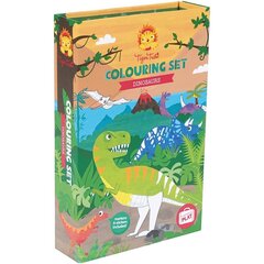 Tiger Trible Dinosaurus -maalaussetti huopakynillä hinta ja tiedot | Taide- ja askartelutarvikkeet | hobbyhall.fi