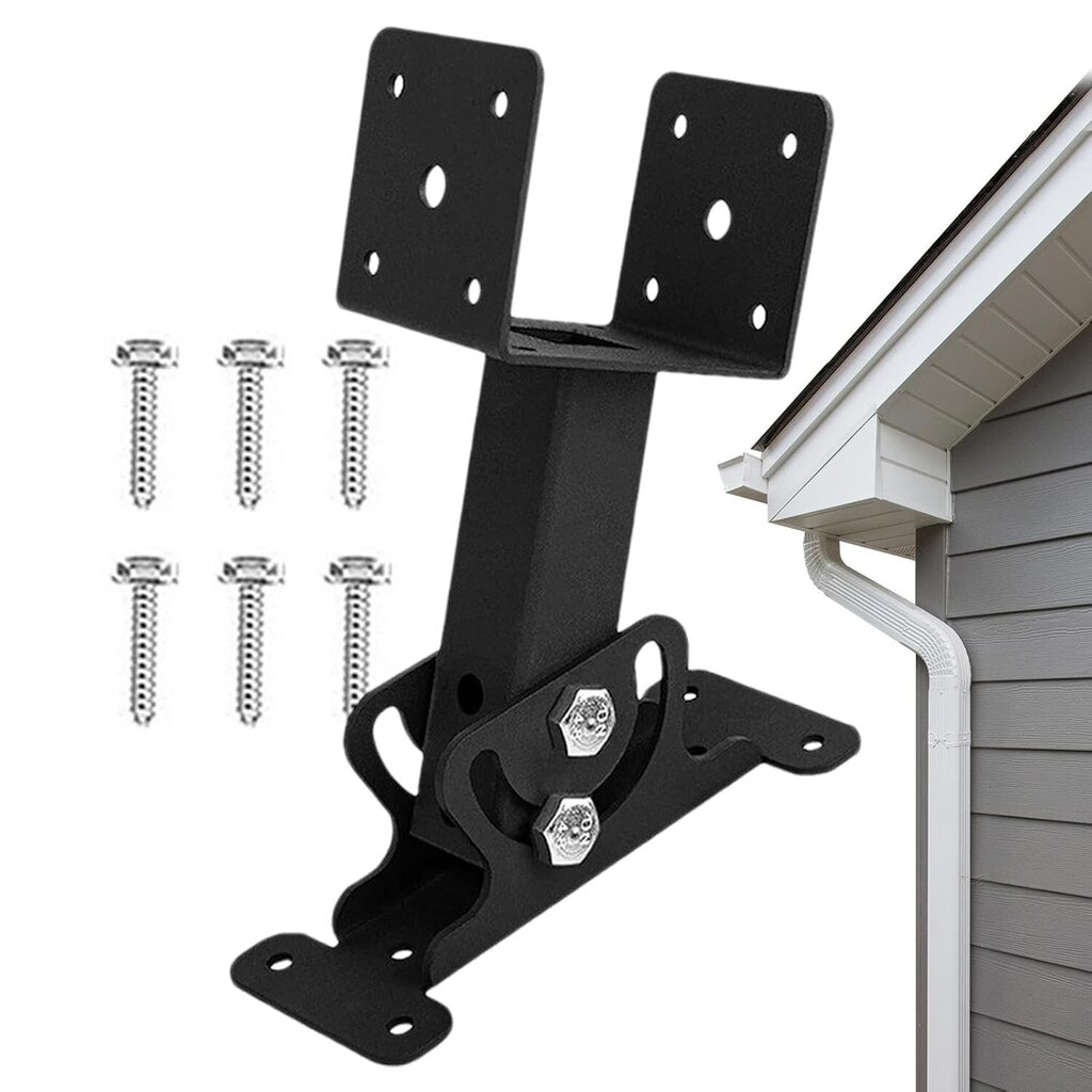 Patio Roof Riser Brackets, Pergola Roof Riser Kiinnikkeet | Satulan muotoiset puiset kattopalkkikannattimet, säädettävät ruosteenestopalkkikannattimet hinta ja tiedot | TV-antennit | hobbyhall.fi