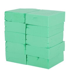 10 kpl Bath Shower Spa Harja Scrubber Sponge Pehmeä kuoriva Vartalo-ihon kuorintatyyny S Green hinta ja tiedot | Jalkakylvyt | hobbyhall.fi