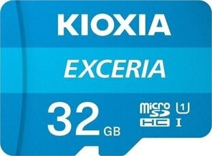 Muistikortti Kioxia Exceria 32GB U1 microSDHC. hinta ja tiedot | Puhelimen muistikortit | hobbyhall.fi