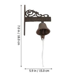 1kpl Rustic Style Bell hinta ja tiedot | Ovimatot | hobbyhall.fi