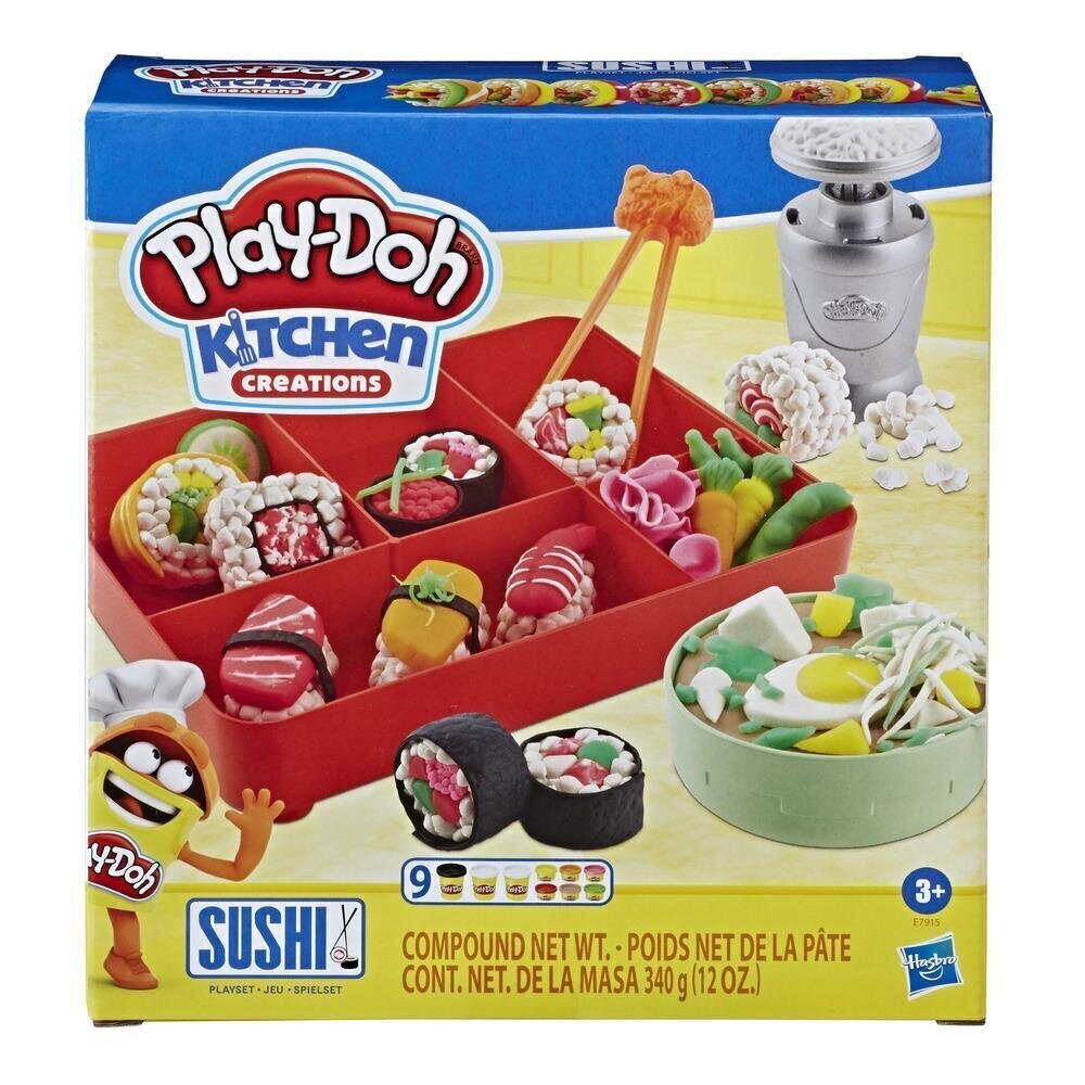 PLAY-DOH Sushi-leikkisetti hinta ja tiedot | Kehittävät lelut | hobbyhall.fi