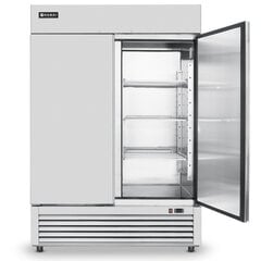 Kaksiosainen jääkaappi Kitchen Line 1300L, ruostumaton teräs hinta ja tiedot | Pakastimet | hobbyhall.fi