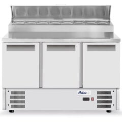 Kolmen oven jäähdytyspöytä 8 GN1/6 hyllyllä 368 l hinta ja tiedot | Pakastimet | hobbyhall.fi