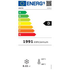 Pakastimen vitriini lasiovilla ovilla, 3 hyllyä, LED-valaistus, 90L hinta ja tiedot | Pakastimet | hobbyhall.fi