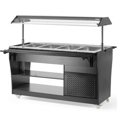 Jäähdytetty buffet-valaistus, 4 GN 1/1, 2-10°C, 170 W hinta ja tiedot | Pakastimet | hobbyhall.fi