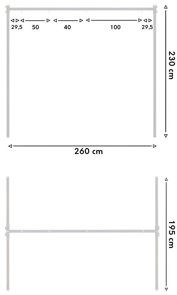 Monikäyttöinen keinu teline, harmaa hinta ja tiedot | Riippumatot | hobbyhall.fi