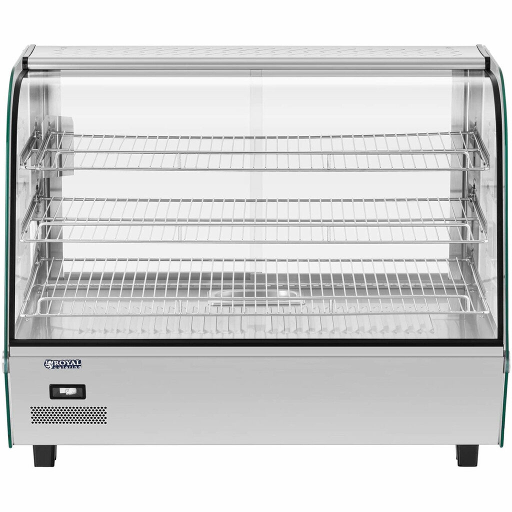 Säädettävä lämmitysvitriini ruoan esittelyyn, 3 hyllyä, 1500 W, 160 L hinta ja tiedot | Vitriinit | hobbyhall.fi