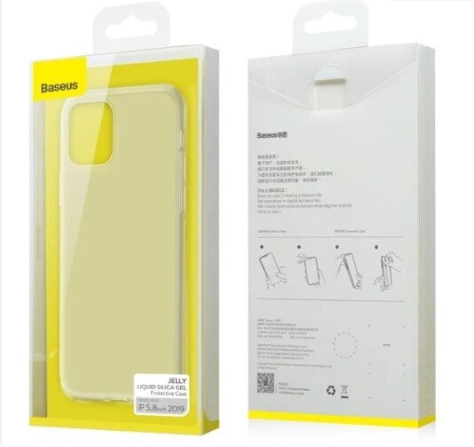 Baseus Jelly Liquid Silica Gel Case iPhone 11 Prolle 5,8 tuumaa (2019 EOL) hinta ja tiedot | Puhelimen kuoret ja kotelot | hobbyhall.fi