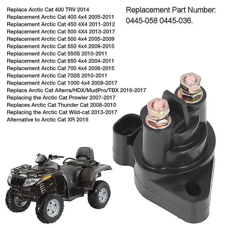 Moottoripyörän sähkökäynnistimen solenoidirelekytkimet Arctic Cat ATV:lle 1000 400 450 450i 500 550 650 700 moottoripyörän osa hinta ja tiedot | Matkalaukut ja matkakassit | hobbyhall.fi