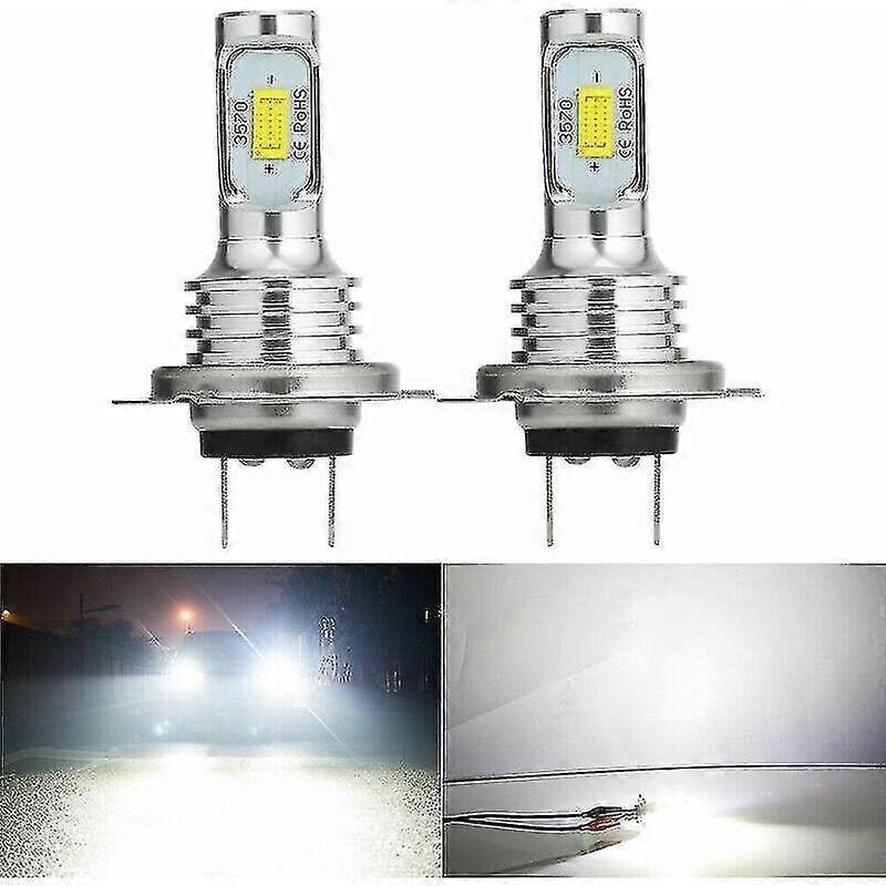 80w auton led-ajovalo H7 auton ajovalo Csp 3570 dekoodattu auton sumuvalo 80w, 2kpl hinta ja tiedot | Lisätarvikkeet autoiluun | hobbyhall.fi