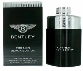 Bentley Black Edition - hajuvesi miehille, 100 ml hinta ja tiedot | Bentley Hajuvedet ja kosmetiikka | hobbyhall.fi