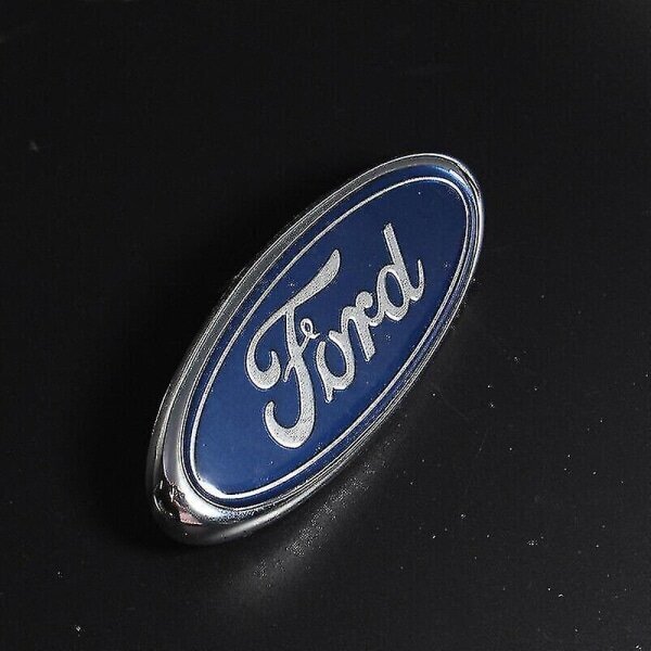 Ford Badge Oval Blue/Chrome 145x 60mm Emblem Focus Mondeo Transitille hinta ja tiedot | Lisätarvikkeet autoiluun | hobbyhall.fi