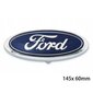 Ford Badge Oval Blue/Chrome 145x 60mm Emblem Focus Mondeo Transitille hinta ja tiedot | Lisätarvikkeet autoiluun | hobbyhall.fi