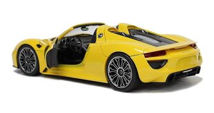 Porsche 918 Spyder 1:18 Diecast malliauto hinta ja tiedot | Lisätarvikkeet autoiluun | hobbyhall.fi