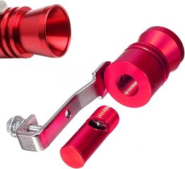 Universal Turbo Sound (XL Red) Pipe Whistle Äänenvaimennin Simulaattori Pakoputken Melu Simulaattori Äänenoptimoija Yhteensopiva kuorma-autojen, moottoripyörien, autojen, maastopyörän ja skootterin kanssa hinta ja tiedot | Lisätarvikkeet autoiluun | hobbyhall.fi