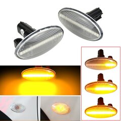 Dynaamiset LED-suuntavilkut Auton valot Sarja vilkkuva sivumerkkilamppu Subaru Forester Impreza 2008 2009 2010 2011 2012-2019 hinta ja tiedot | Lisätarvikkeet autoiluun | hobbyhall.fi