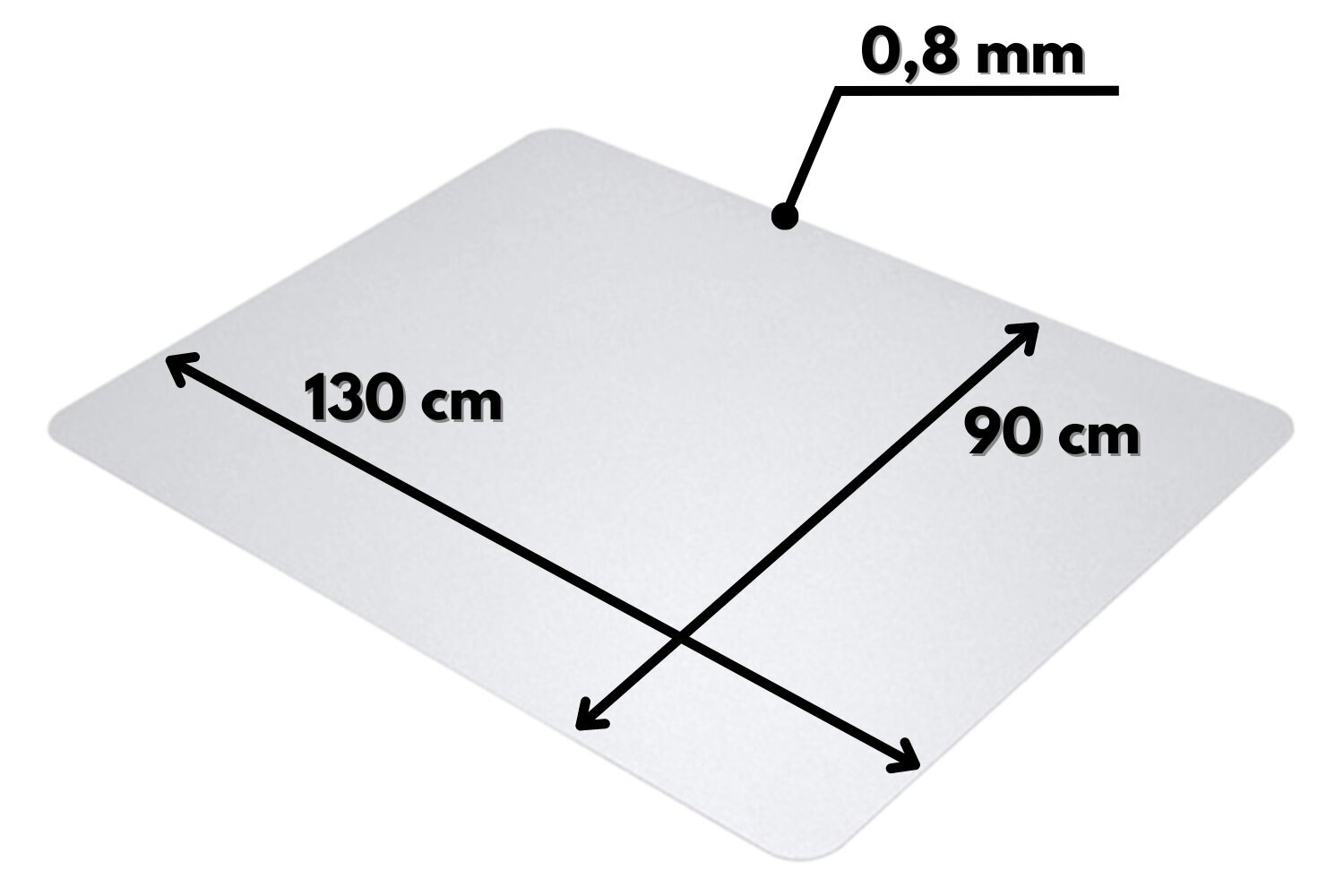 Suojamatto tuolille 130x90 cm hinta ja tiedot | Istuintyynyt, pehmusteet ja päälliset | hobbyhall.fi