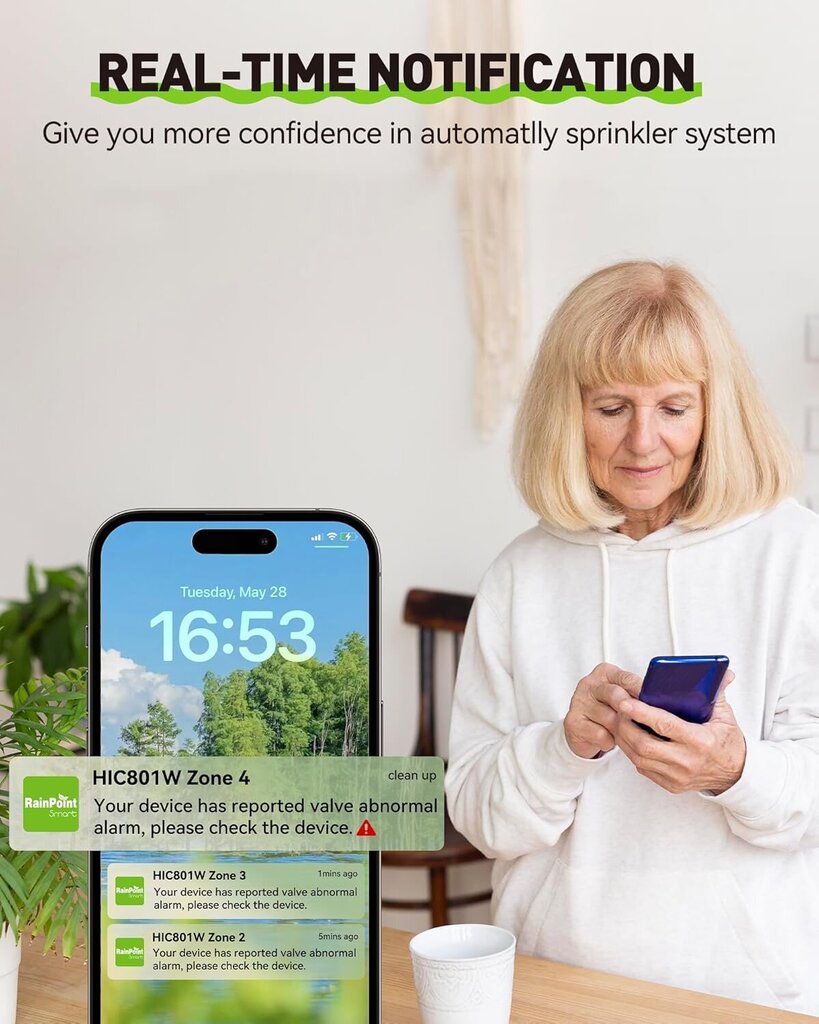 RAINPOINT 8 Zone Smart Sprinkler Controller - WiFi-kastelujärjestelmä, joka perustuu paikalliseen säähän, helppo asentaa sovellusohjattu kastelujärjestelmän ohjain hinta ja tiedot | Ohjain- ja laajennuskortit | hobbyhall.fi