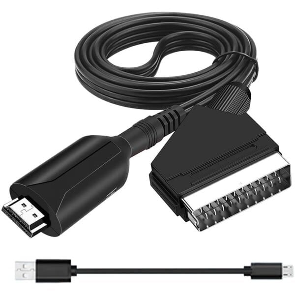 Scart-HDMI-muunnin, all-in-one SCART-HDMI-sovitin, 1080P hinta ja tiedot | TV- ja FM-vastaanottimet, videokaappauskortit | hobbyhall.fi