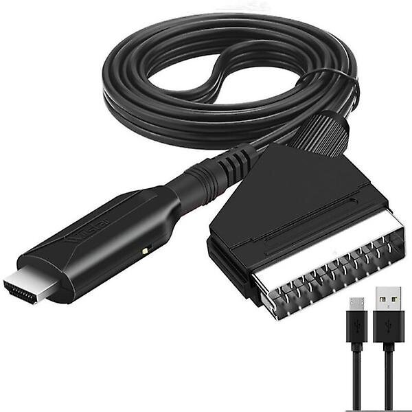 Scart-HDMI-muunnin, All-in-one Scart-HDMI-sovitin, 1080P hinta ja tiedot | TV- ja FM-vastaanottimet, videokaappauskortit | hobbyhall.fi