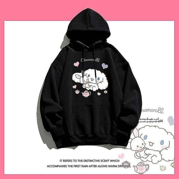 Kawaii Cinnamoroll Hupparit Pojat Tytöt Huppari Söpö Anime Pitkähihainen Löysä huppu Top Lasten Neulepuserot Lasten Vaatteet hinta ja tiedot | Lastenhuoneen kaapit | hobbyhall.fi