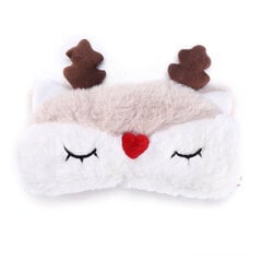 Söpö Animal Eye Cover Sleeping Mask Christmas Deer Winter Carton Nap Eye Shade Mask Poro hinta ja tiedot | Imetystyynyt | hobbyhall.fi