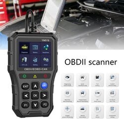 OBD2-akun testeri autoskanneri 2,8 tuuman näyttö auton diagnostiikkatyökalu koodinlukija pysäytyskehys hinta ja tiedot | Pyöräpumput | hobbyhall.fi