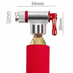 Pro Bike Tool nopea ja helppo CO2-täyttölaite - Yhteensopiva Presta- ja Schrader-venttiilien kanssa - Polkupyörän rengaspumppu maantie- ja maastopyörille - Eristetty holkki - CO2-patruunat eivät sisälly toimitukseen hinta ja tiedot | Pyöräpumput | hobbyhall.fi