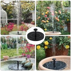 Sol Fountain - Sol Fountain pumppu-13cm musta - Aurinkokenno suihkulähde hinta ja tiedot | Suihkulähdepumput | hobbyhall.fi