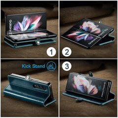 Samsung Galaxy Z Fold 3 Wallet Soft Pu -nahkakotelolle hinta ja tiedot | Puhelimen kuoret ja kotelot | hobbyhall.fi