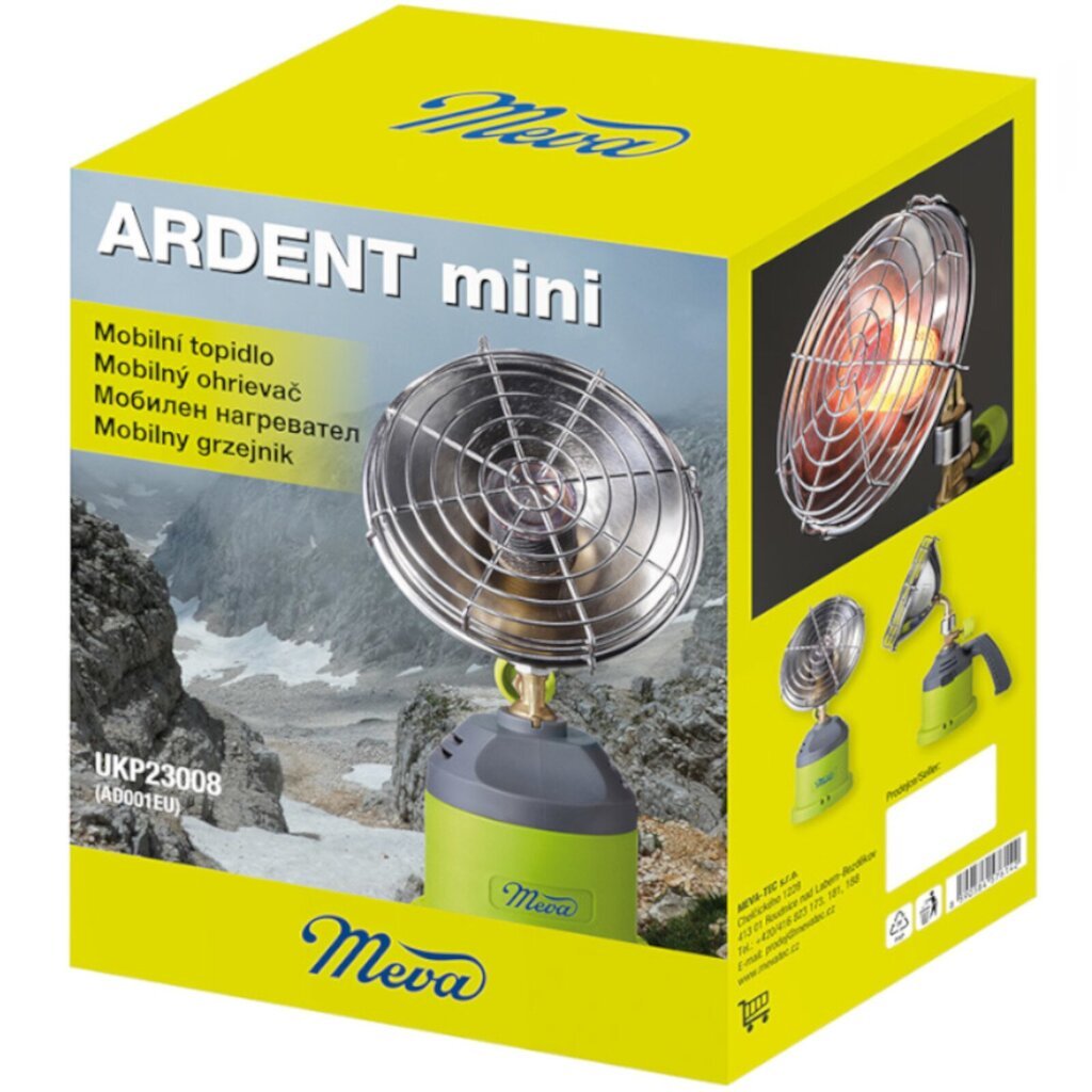 Matkailulämmitin Ardent Mini kaasulämmitin, 1 kW hinta ja tiedot | Retkiastiat | hobbyhall.fi