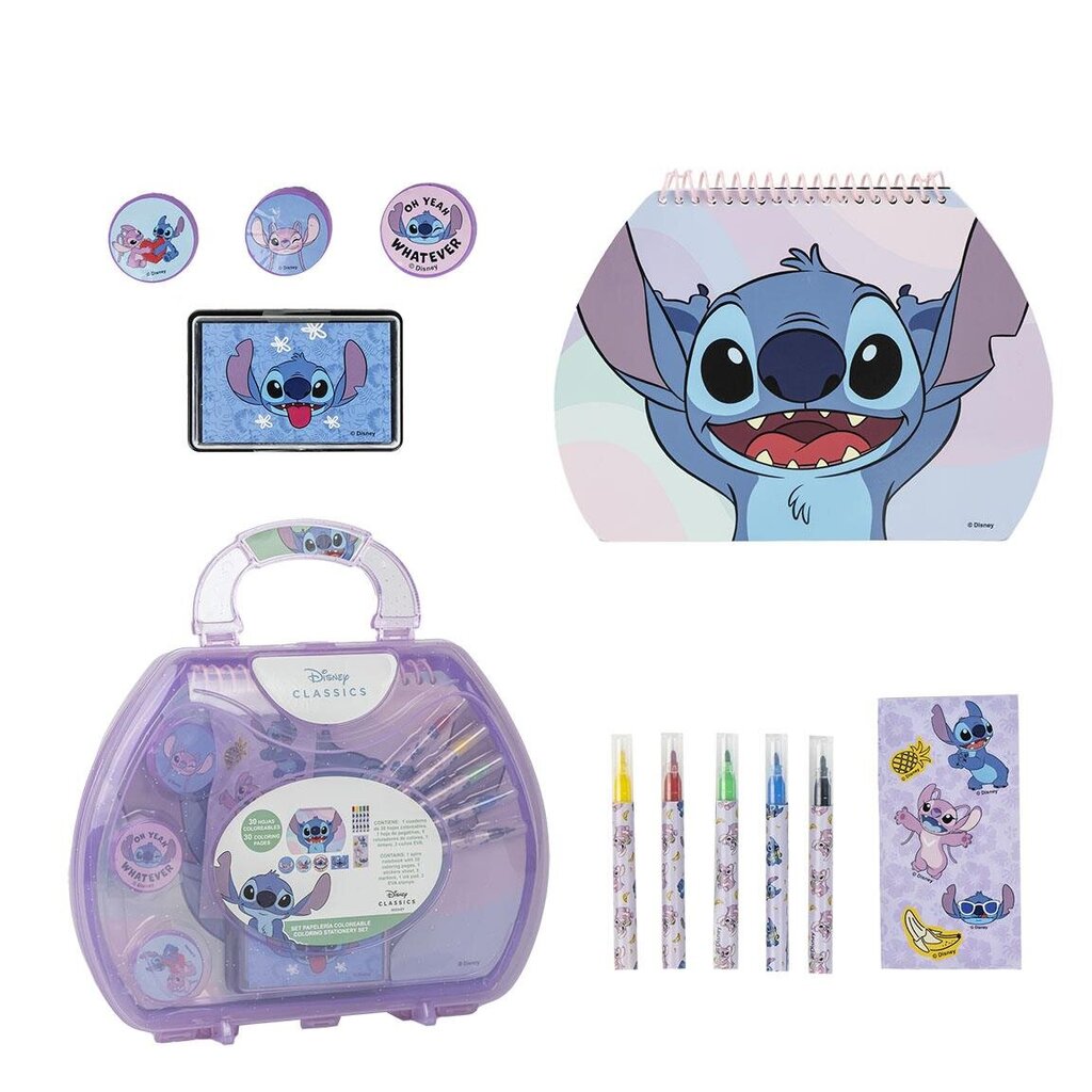 Kreatiivinen setti kansiolla, Stitch hinta ja tiedot | Kirjoitusvälineet | hobbyhall.fi