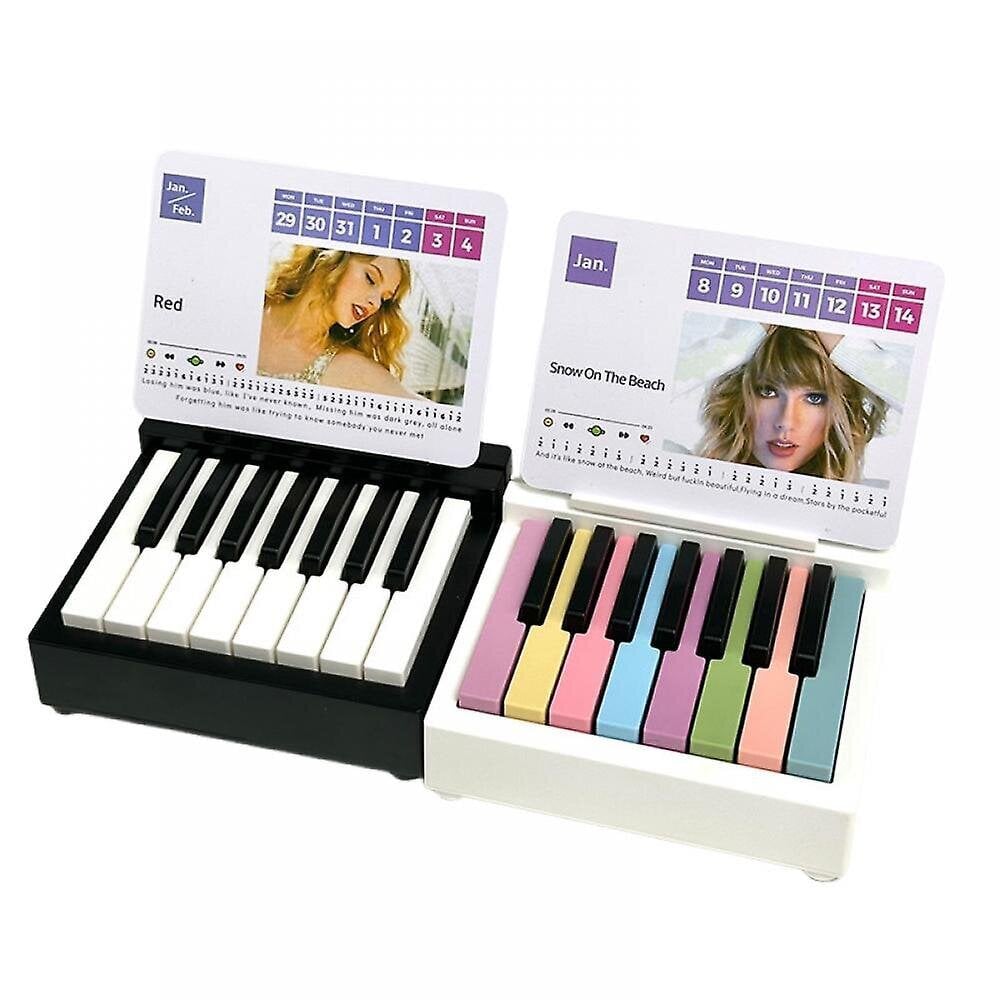 Taylor Swift Playable Piano Pöytäkalenteri Mini Piano Pöytäkalenteri 3D Muistilehtiö 2024 hinta ja tiedot | Kirjoitusvälineet | hobbyhall.fi