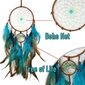 Blue Tree of Life Dream Catcher höyhenillä, käsintehdyt intialaiset liikkuvat led-valot Perinteinen pyöreä verkko seinäkoristeluun, lasten makuuhuoneeseen, kodin sisustukseen hinta ja tiedot | Sisustuspaneelit | hobbyhall.fi