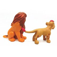 12 kpl/setti Disney Leijonakuningas Leijonakaarti Toimintahahmoleikkisarja Simba Timon Pumbaa PVC-nukkelelut Lasten joululahjat hinta ja tiedot | Joulukoristeet | hobbyhall.fi