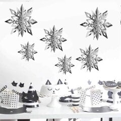 Winterland Snowflakes Juhlakoristeet 3D-kortti ripustettavat paperikeskiöt syntymäpäivän joulukuusen uudenvuoden vauvasuihkulle hinta ja tiedot | Joulukoristeet | hobbyhall.fi