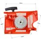 Single Recoil Starter 45CC 52CC 58CC kiinalaiselle moottorisahalle 4500 5200 5800 punainen hinta ja tiedot | Starttimoottorit | hobbyhall.fi