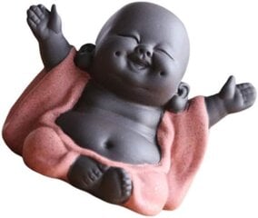 Minikeraaminen Buddha-hahmo munkkitee Lemmikki Mini Buddha-patsas kiinalainen Maitreya Feng Shui -koristeet Lahja kotitoimiston pöytäkoristeeksi hinta ja tiedot | Joulukoristeet | hobbyhall.fi