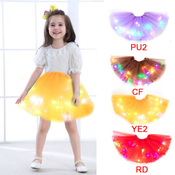 Kids Girls LED Light Up Ballet dDance Tylli Tutu Hame Sininen hinta ja tiedot | Ompelutarvikkeet | hobbyhall.fi