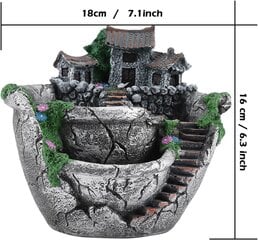 Hartsikasviruukku Mehevä kaktusruukku Bonsai-istutusruukku Hartsikukkaruukkukoristeet toimiston kotipuutarhan pöydän koristeluun (anti-hopea) hinta ja tiedot | Kukkaruukut | hobbyhall.fi