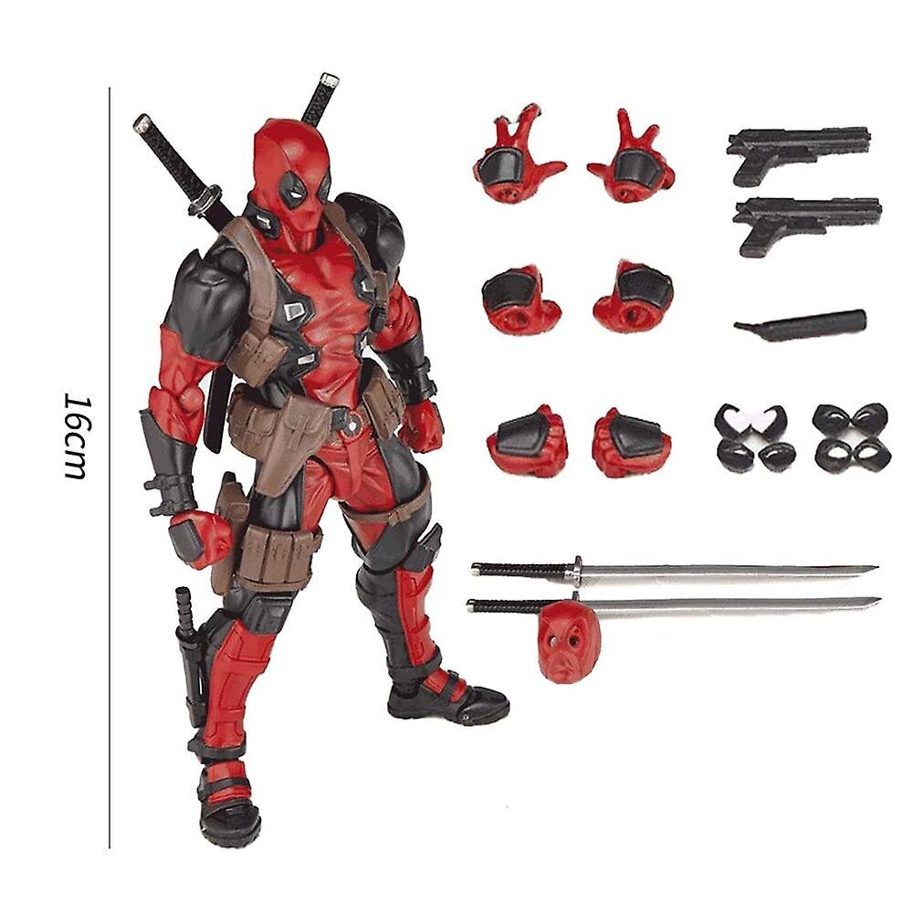 6,2 tuuman Deluxe Marvel Deadpool -toimintahahmo Lelu Supersankari Keräily Pvc-malli lisävarusteilla Muuttuva Toimintanuket Lelut Tuulettimet Lahjat hinta ja tiedot | Pehmolelut | hobbyhall.fi