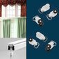 Curtain Glider Rollers 40 kpl Pergola Hook Rail Curtain track hinta ja tiedot | Verhot | hobbyhall.fi