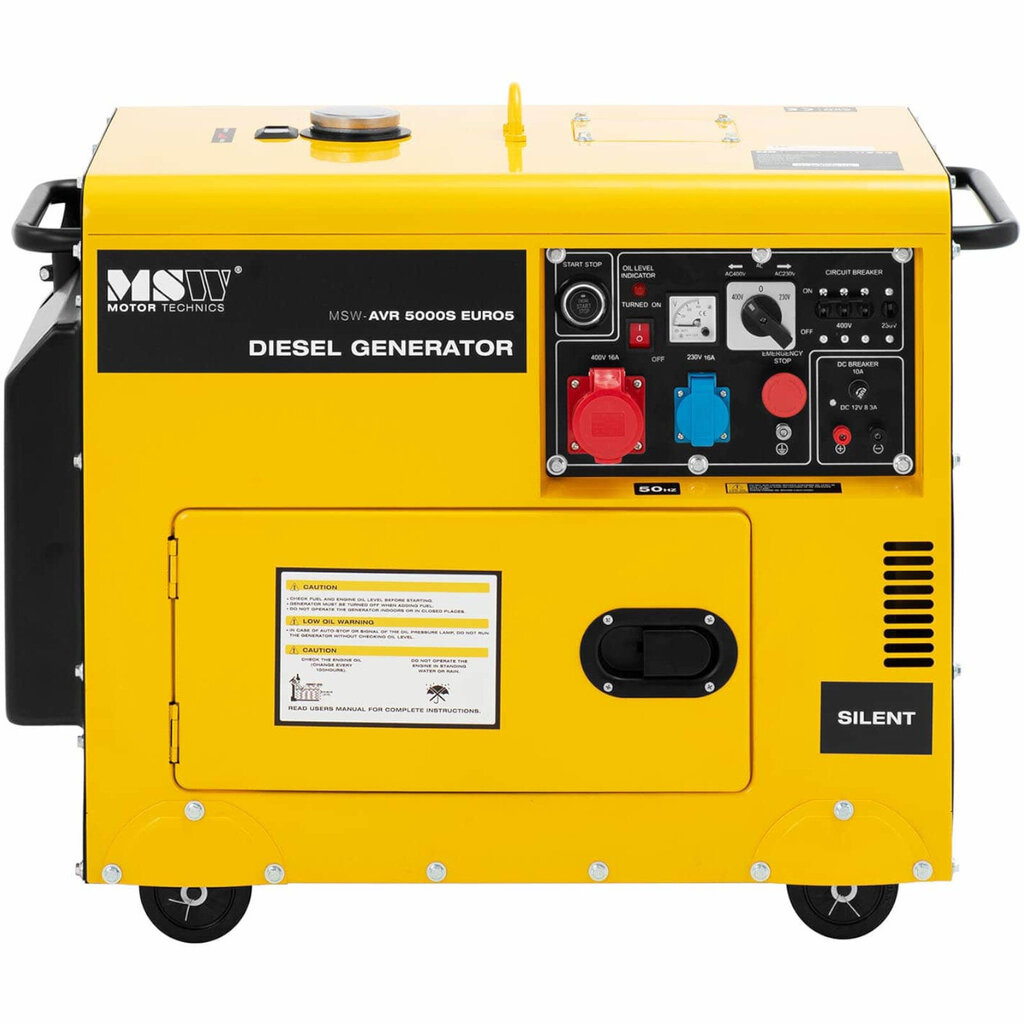 Dieselgeneraattori, 5000 W hinta ja tiedot | Kompressorit | hobbyhall.fi