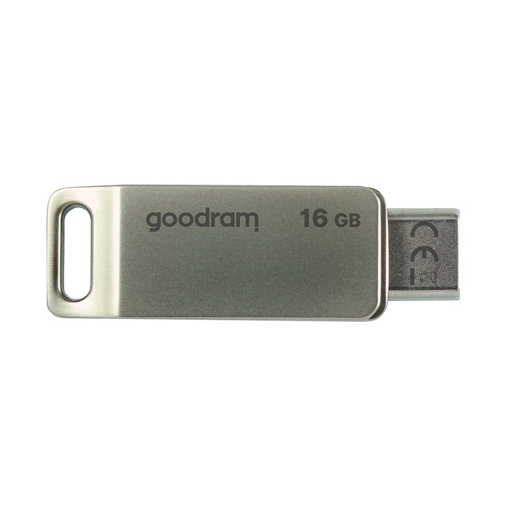 USB-muistitikku Goodram 16GB USB 3.2 Gen 1 USB/USB-C OTG, hopea hinta ja tiedot | Tablettien kotelot ja muut tarvikkeet | hobbyhall.fi