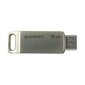 USB-muistitikku Goodram 16GB USB 3.2 Gen 1 USB/USB-C OTG, hopea hinta ja tiedot | Tablettien kotelot ja muut tarvikkeet | hobbyhall.fi