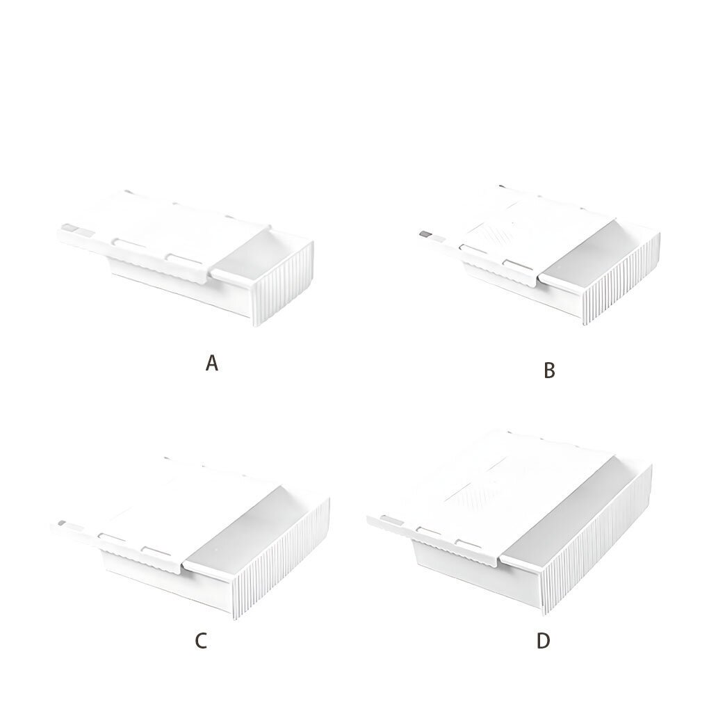 Valkoinen Under Table Storage Box itseliimautuva ja kestävä pöytälaatikko hinta ja tiedot | Vuodevaatelaatikot | hobbyhall.fi