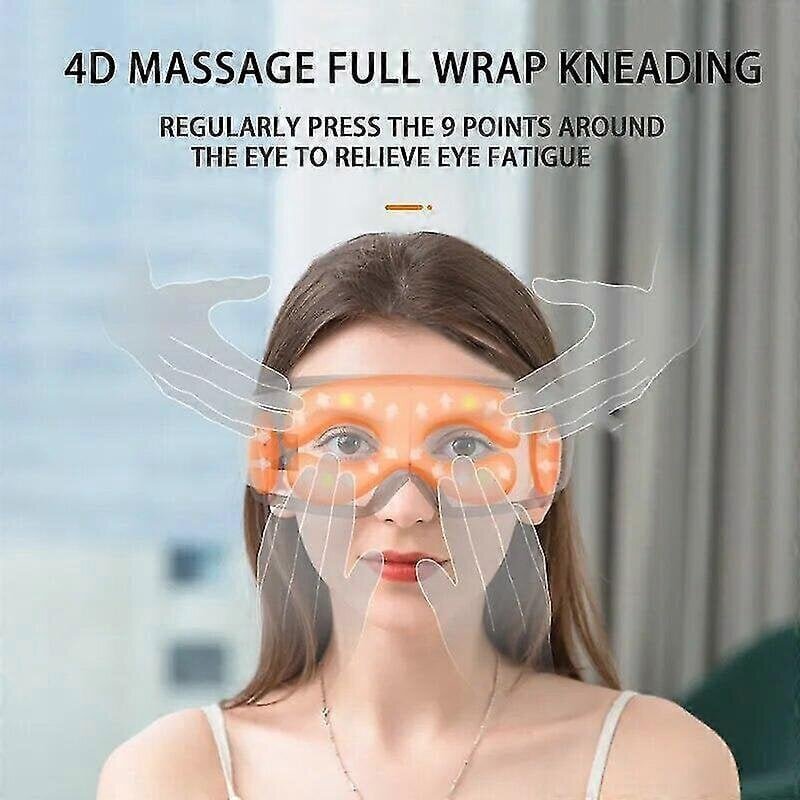 Eye Massager 4D Smart Airbag Vibration Eye Care Instrument Hot Compress Bluetooth Eye hinta ja tiedot | Kasvojen puhdistus- ja hierontalaitteet | hobbyhall.fi