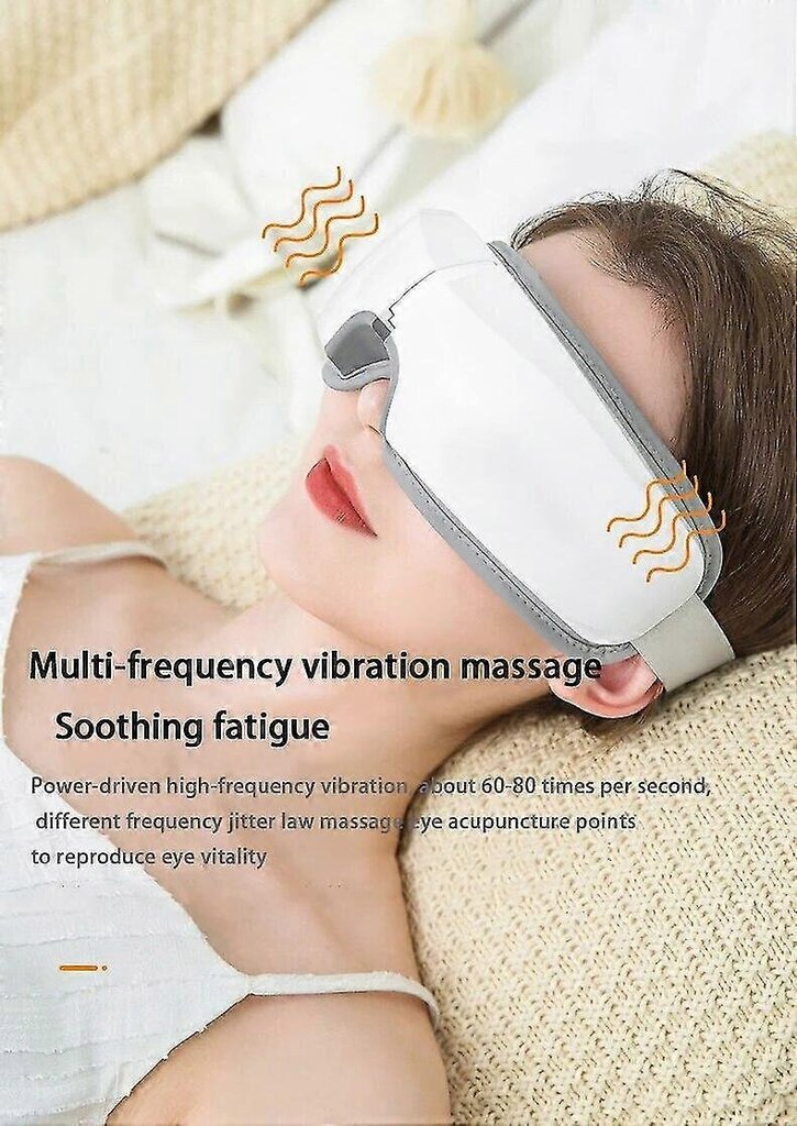 Eye Massager 4D Smart Airbag Vibration Eye Care Instrument Hot Compress Bluetooth Eye hinta ja tiedot | Kasvojen puhdistus- ja hierontalaitteet | hobbyhall.fi